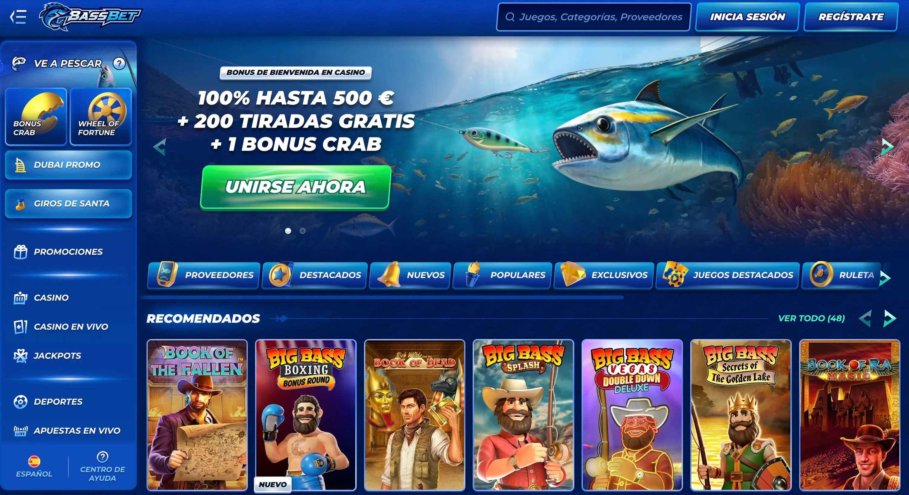 Casinos con retiro instantáneo - BassBet