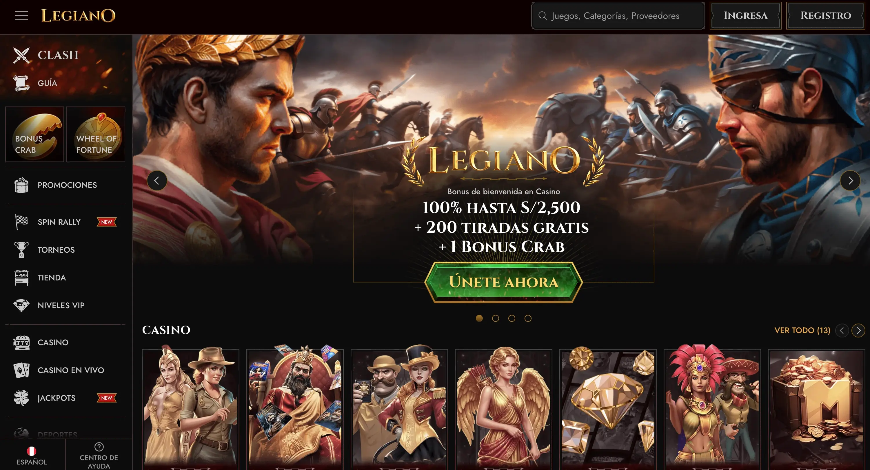 Casinos online nuevos - Legiano