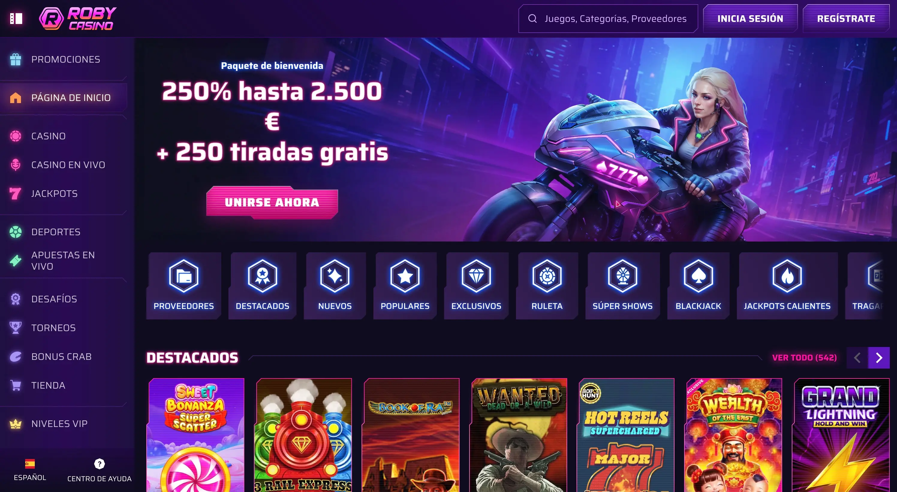 Nuevos casinos online - Roby Casino