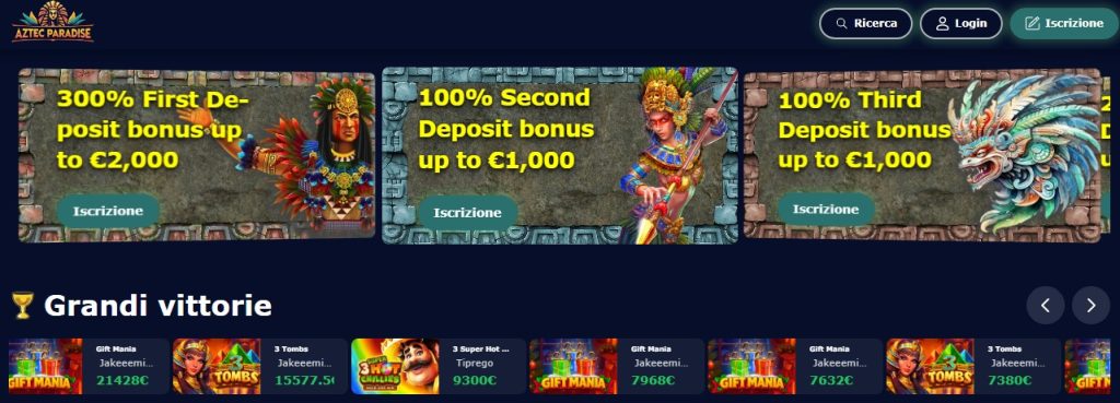 Aztec Paradise Casino