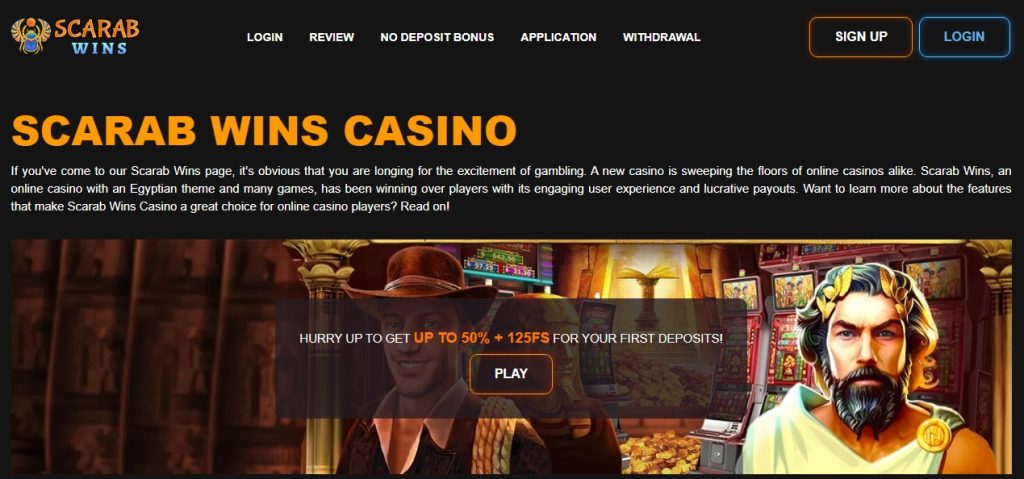 Scarab Wins Casino