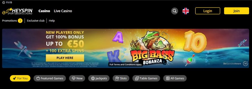 Heyspin Casino
