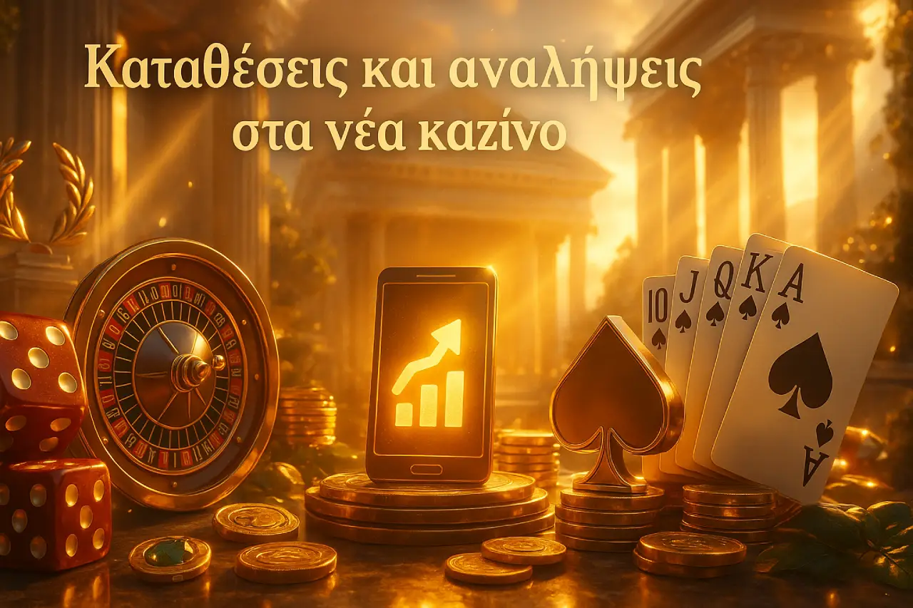 Καταθέσεις και αναλήψεις στα νέα καζίνο