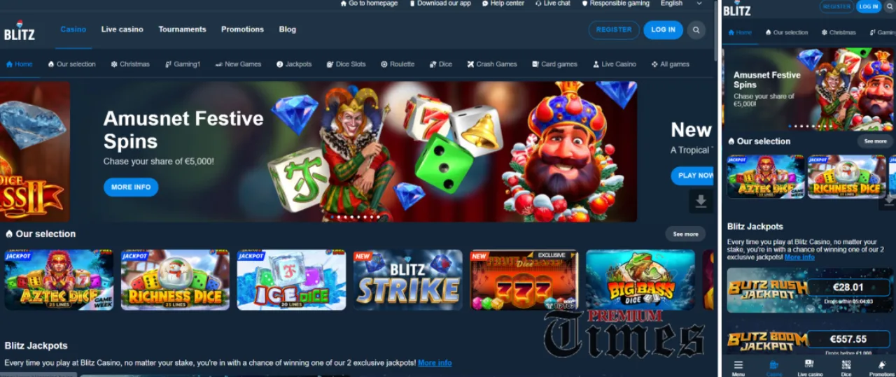 Blitz Casino κριτικές – αξιόπιστο online casino με σύγχρονες λειτουργίες