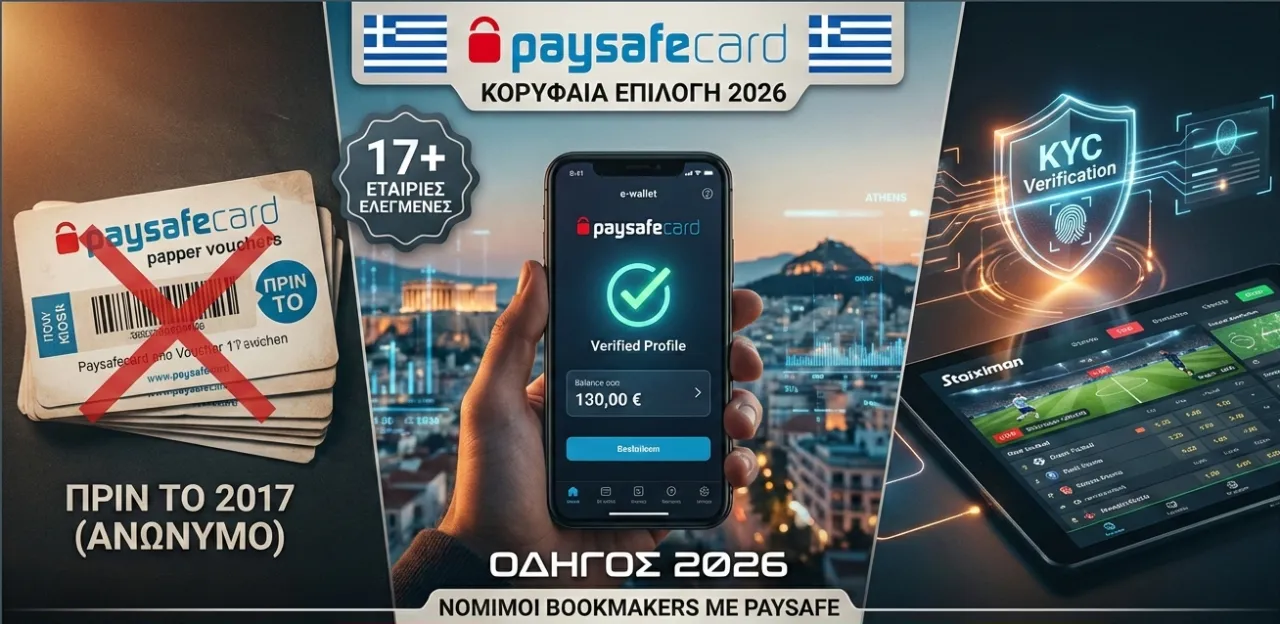 Στοιχηματικές Εταιρίες με Paysafecard