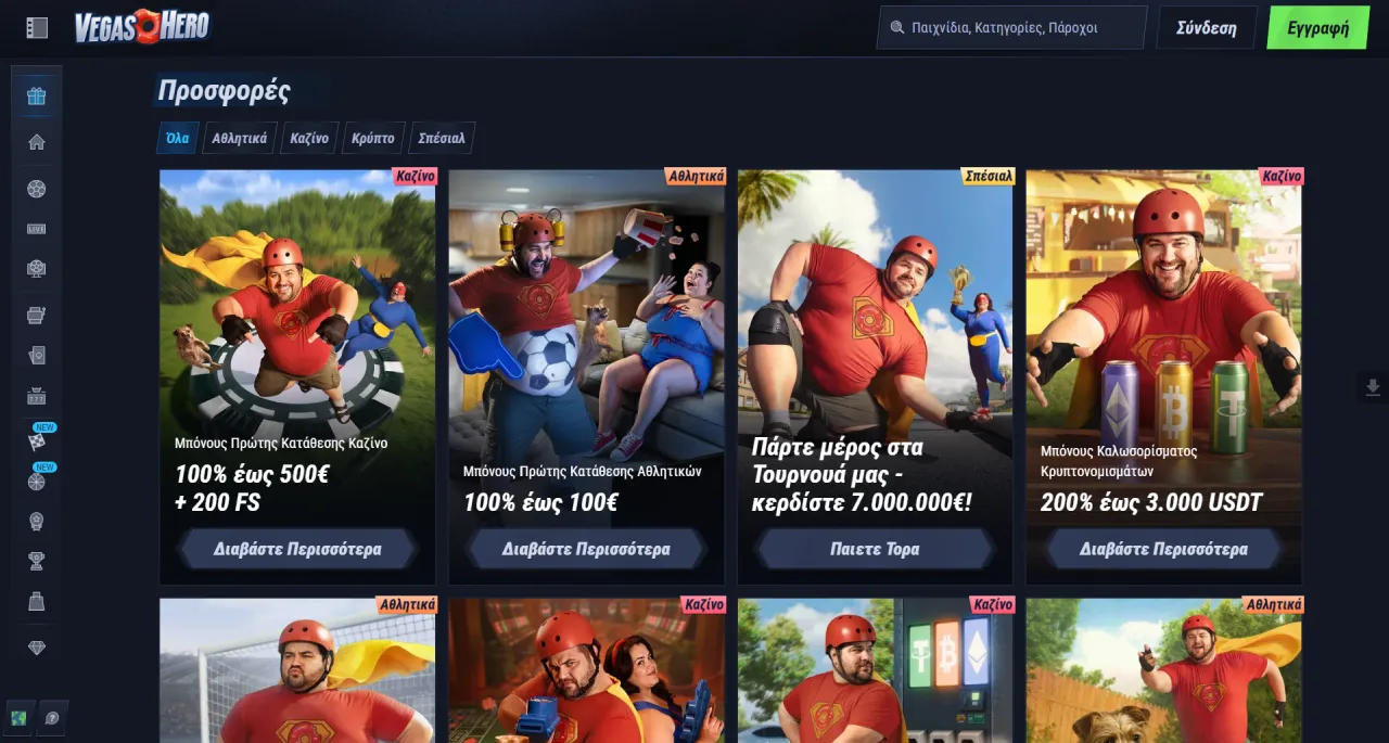 VegasHero Live Casino Bonus