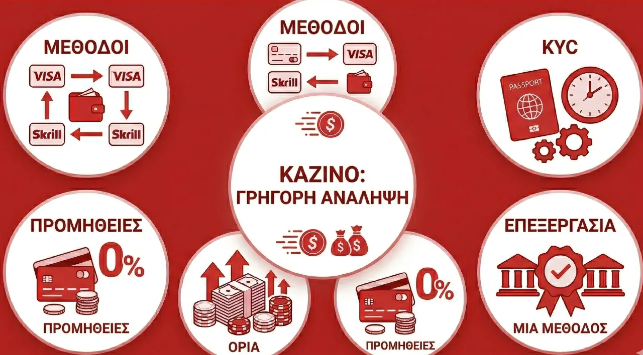 Online καζίνο με γρήγορη ανάληψη