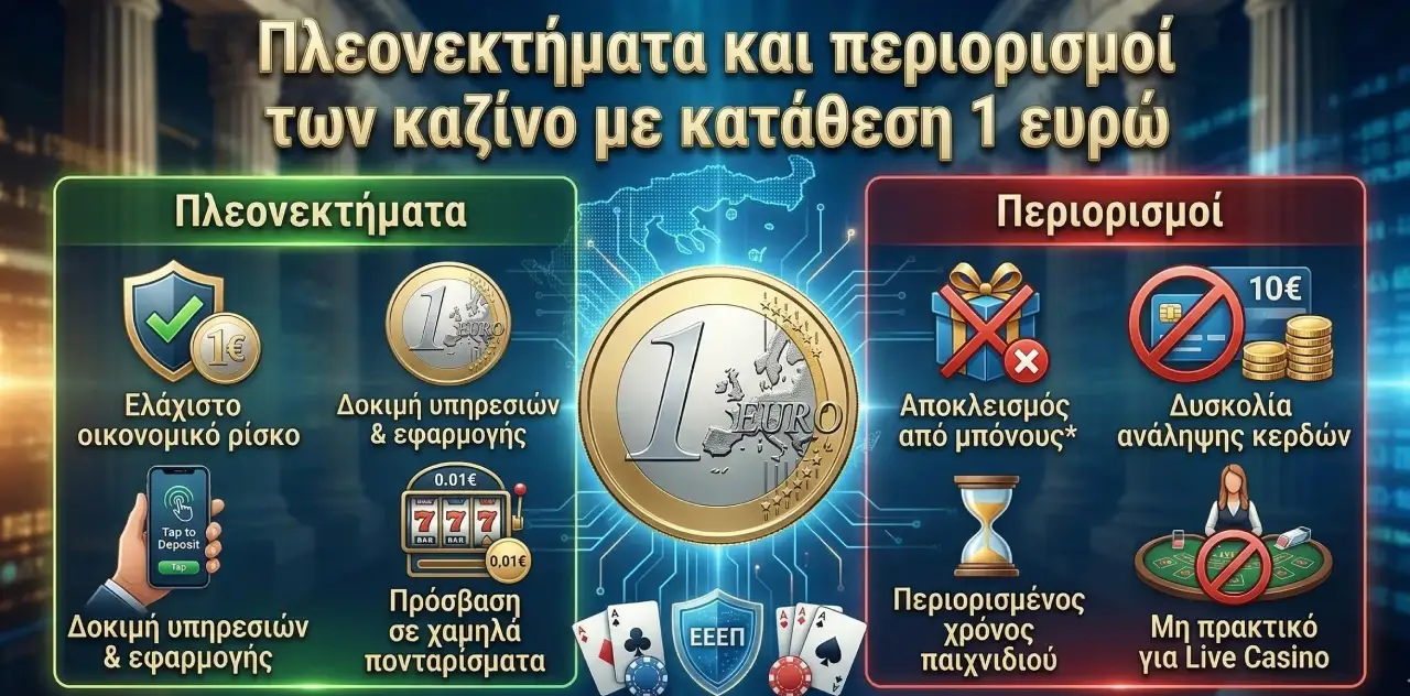 Ελάχιστη Κατάθεση 1 Ευρώ