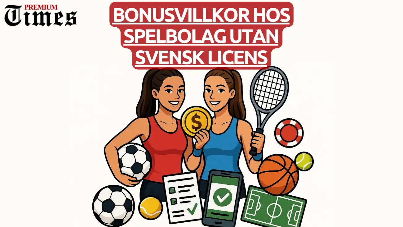 Bonusvillkor hos spelbolag utan svensk licens
