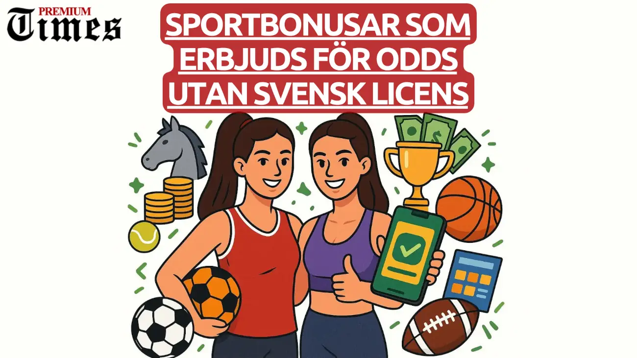 Sportbonusar som erbjuds för odds utan svensk licens