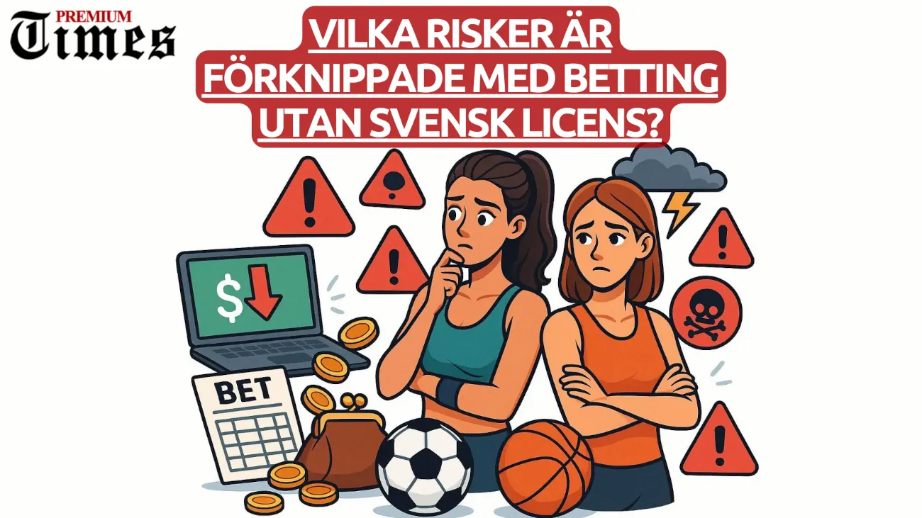 Vilka risker är förknippade med betting utan svensk licens?