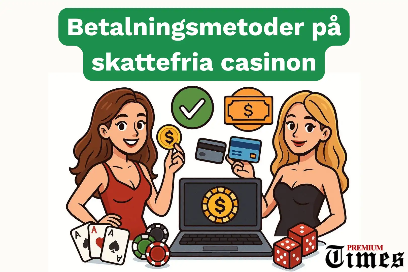 Betalningsmetoder på skattefria casinon