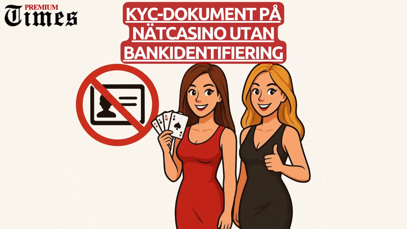 KYC-dokument på nätcasino utan bankidentifiering