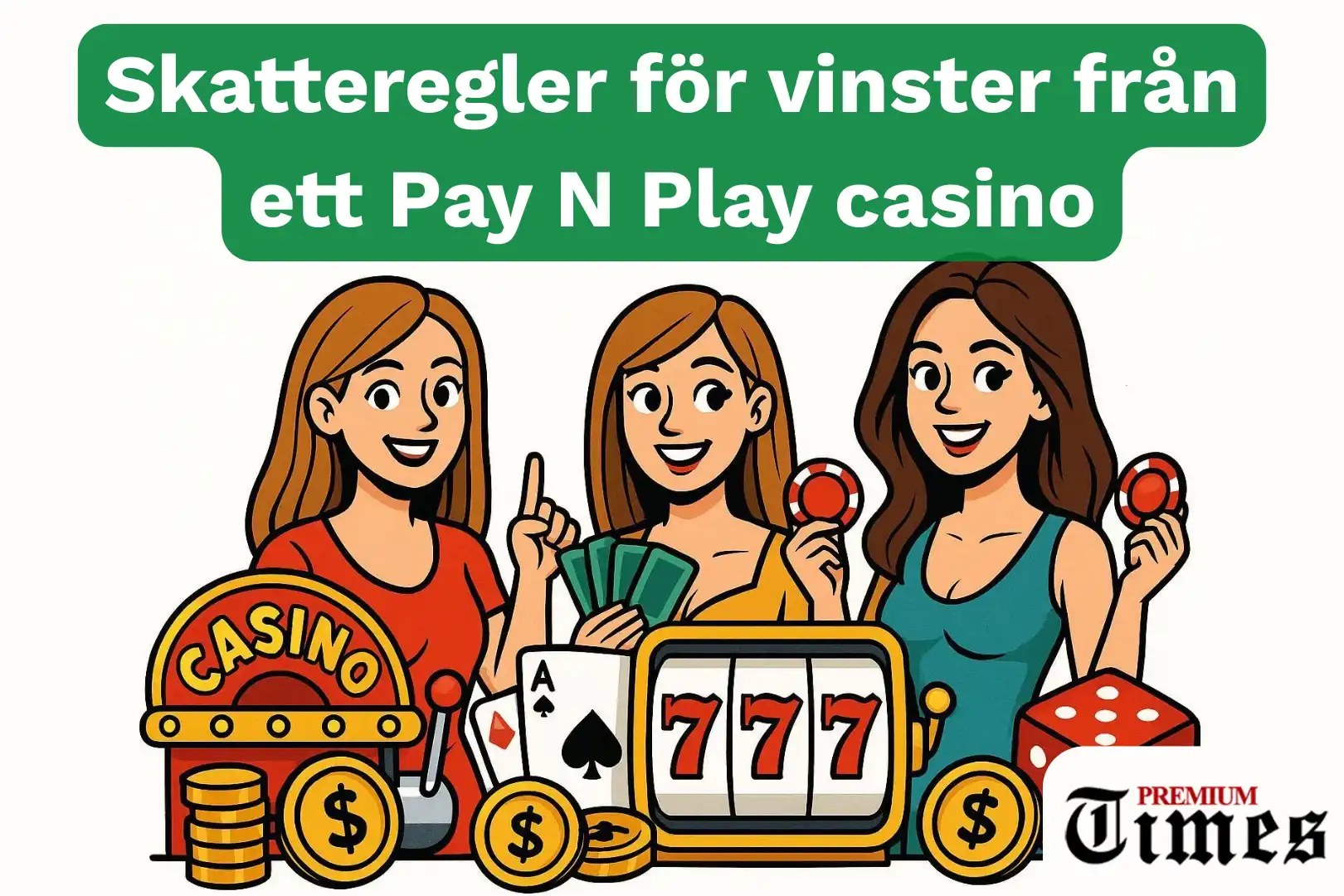 Skatteregler för vinster från ett Pay N Play casino