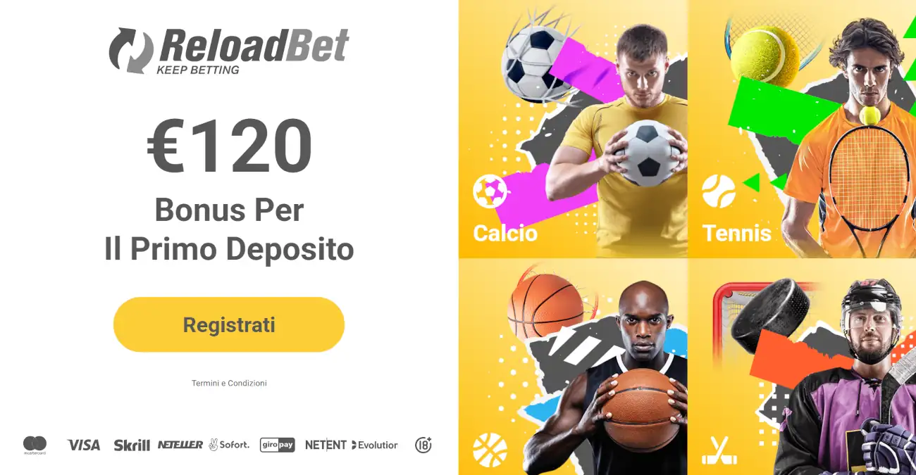 Siti Scommesse Non AAMS Bonus Senza Deposito - Reloadbet