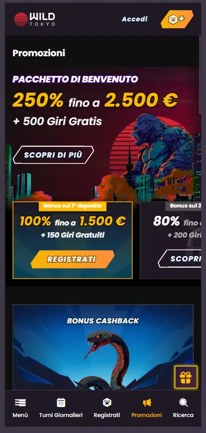 Wild Tokyo il Miglior Casino Senza Autoesclusione AAMS