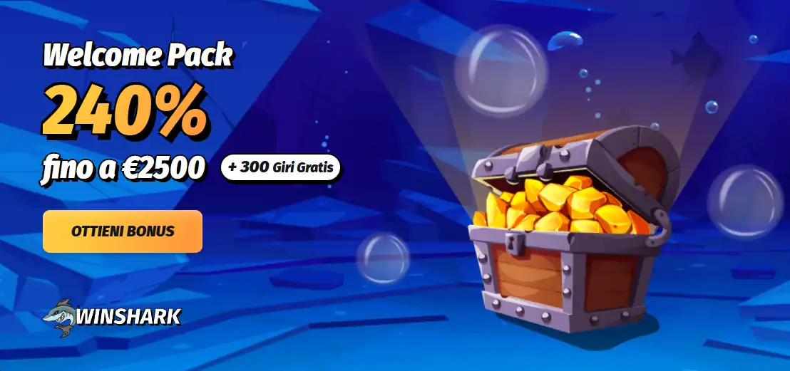 WinShark casino senza verifica dei documenti