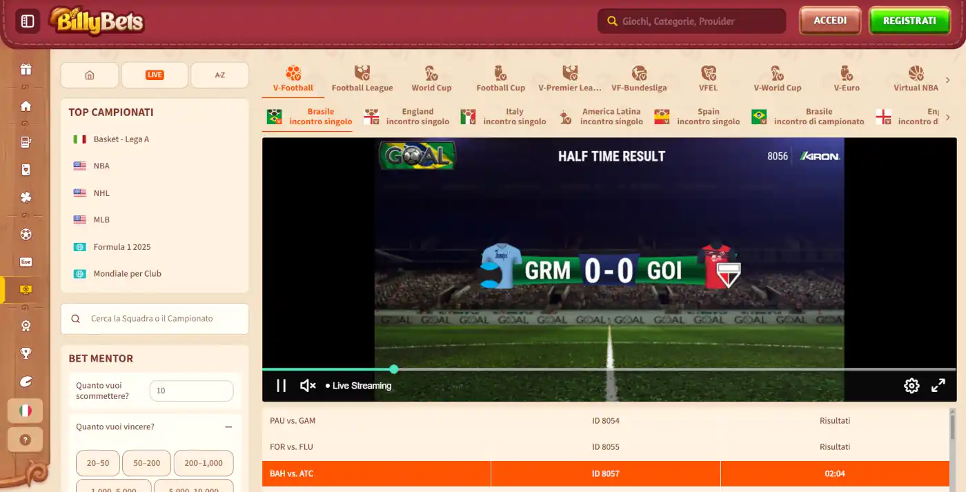 bookmakers inglesi - BillyBets