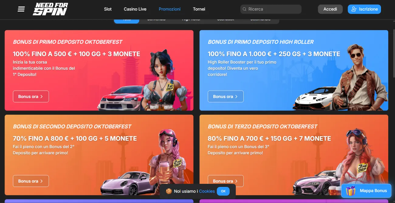NeedForSpin casino online non aams
