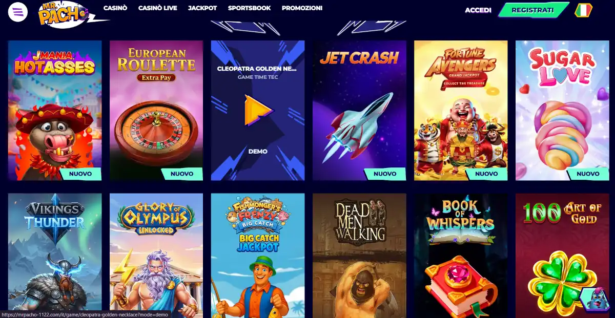 Mr. Pacho slot online senza registrazione