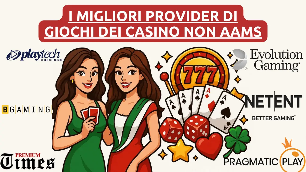 I Migliori Provider di Giochi Dei Casino Senza Licenza ADM/AAMS