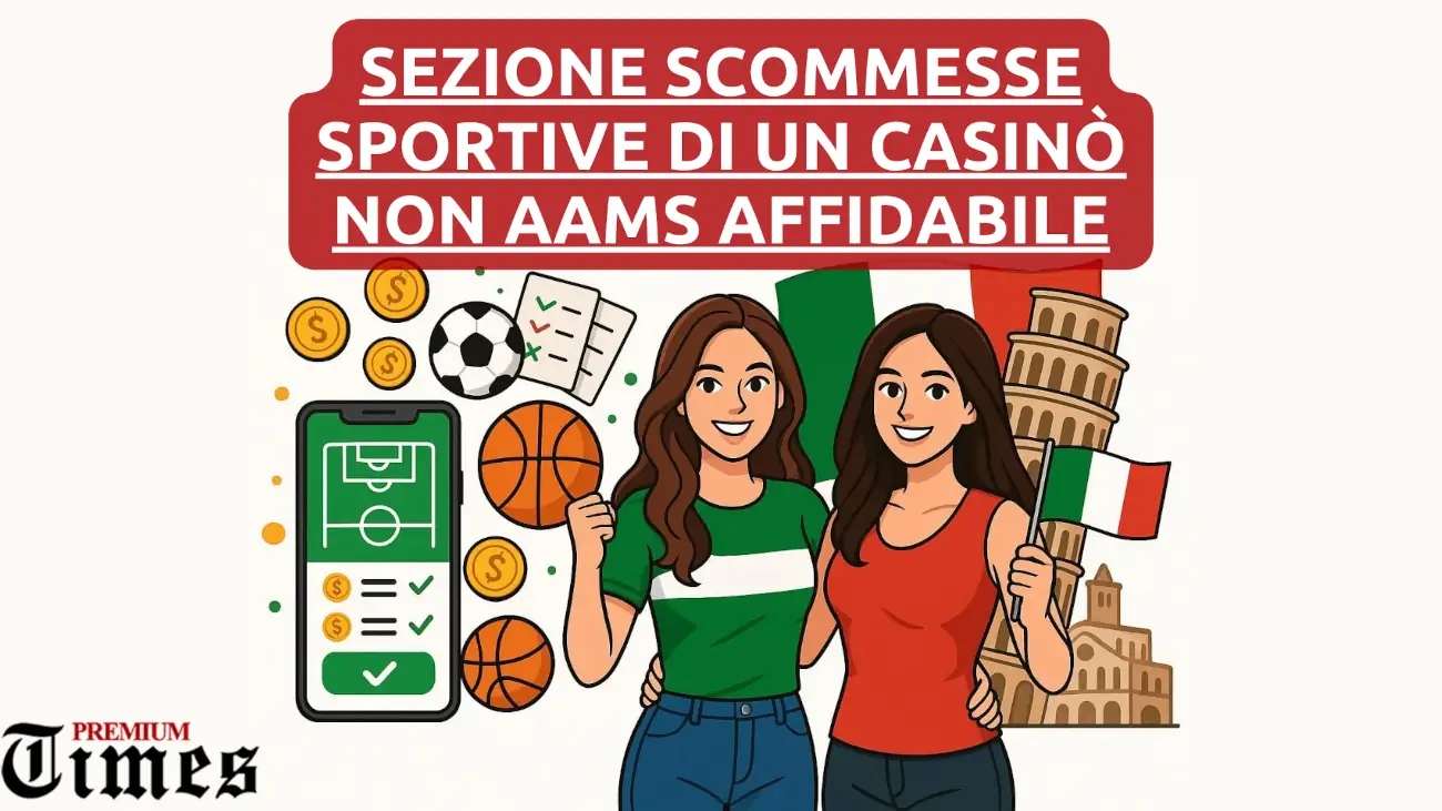 Sezione Scommesse Sportive di un Casinò Non AAMS affidabile