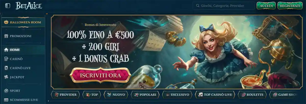 BetAlice miglior casino Malta
