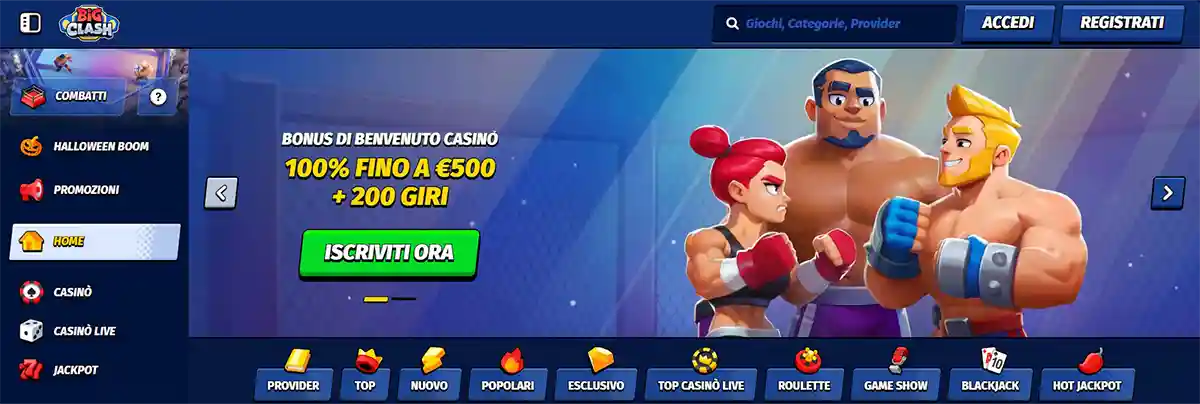 BigClash casinò Malta
