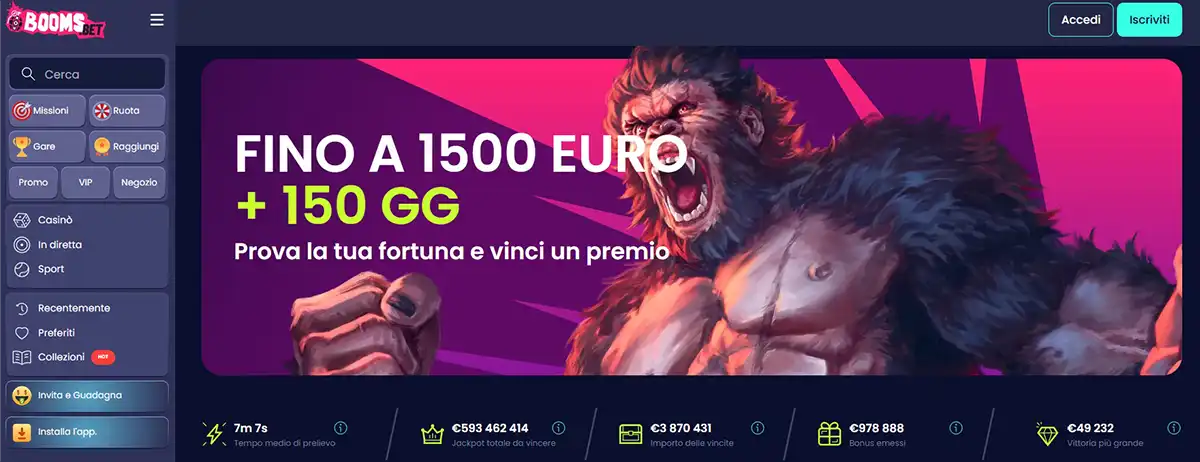 siti scommesse Maltesi: Booms Bet