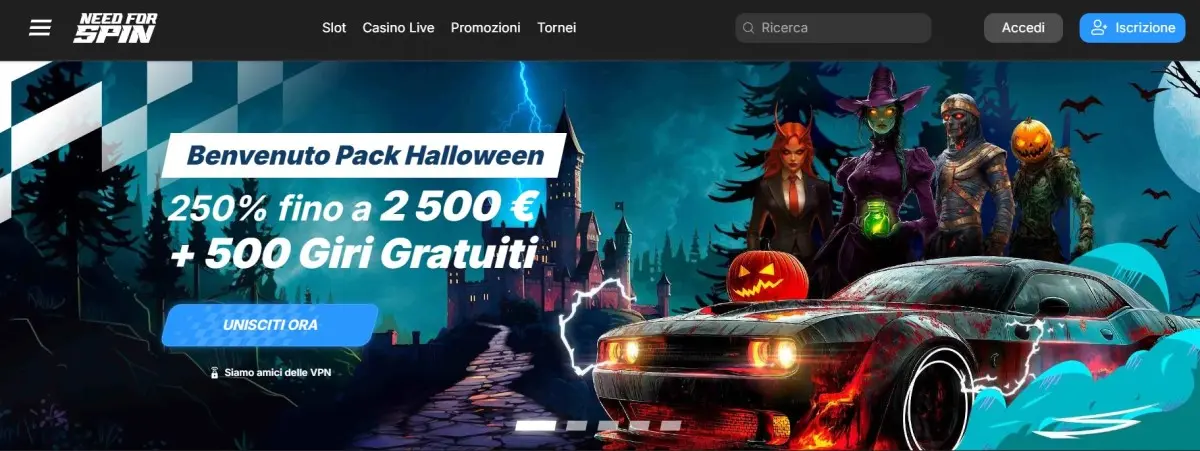 Need For Spin Casino Non AAMS Malta