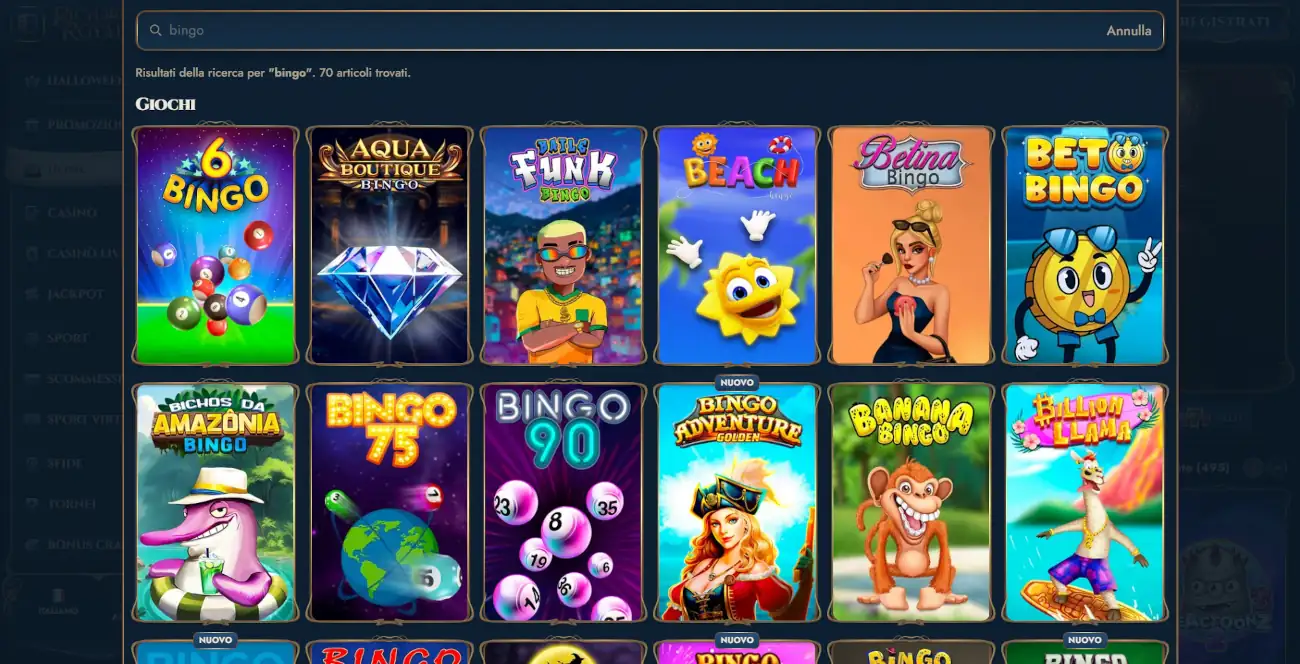 RichRoyal bingo non AAMS