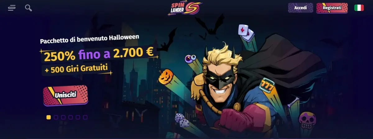 Spinlander bingo online non AAMS