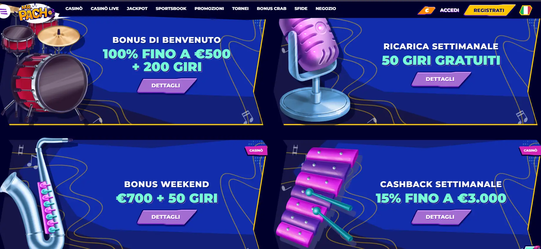 Mr. Pacho-Neosurf casino