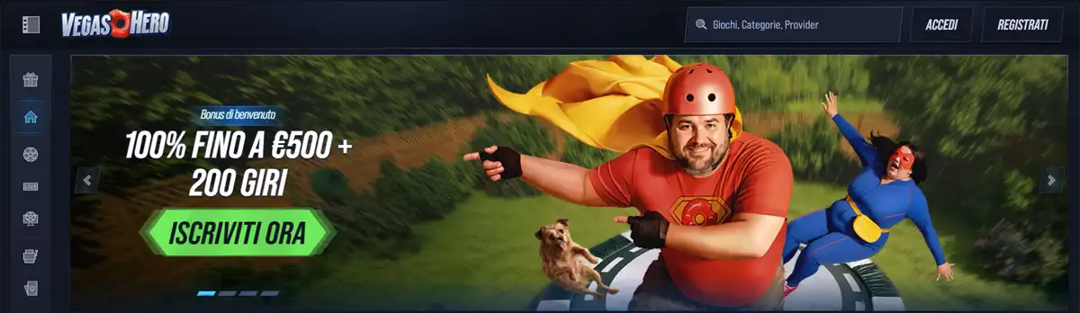 VegasHero casino non aams