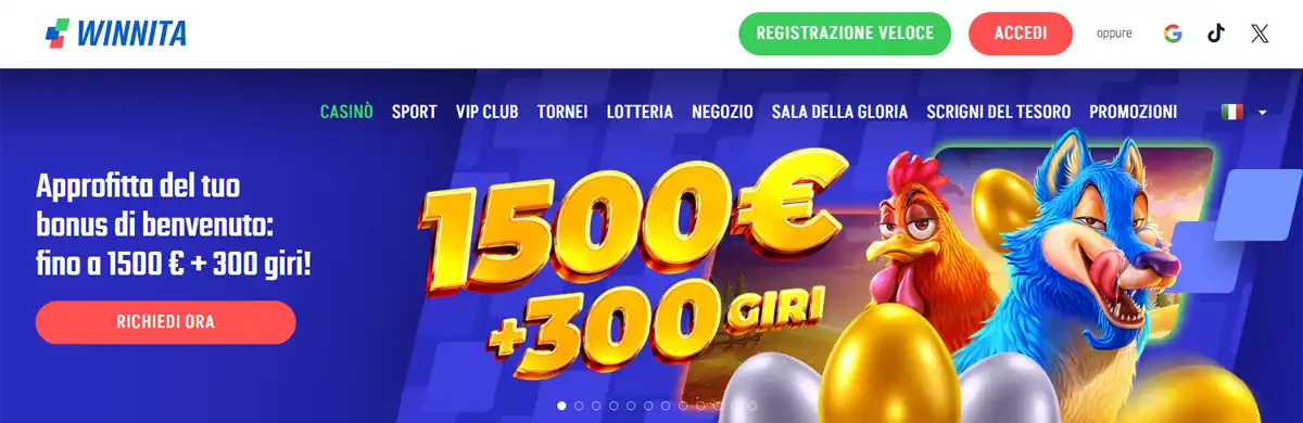 Winnita casino non aams