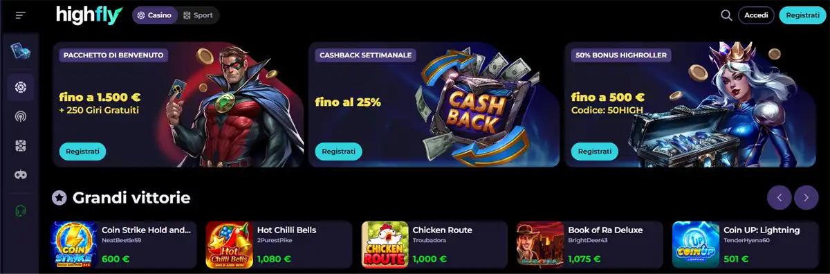 HighFly Casino Ethereum