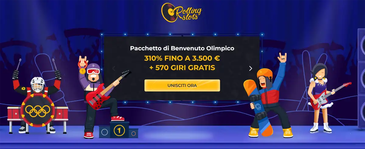 Rolling Slots Casino non AAMS Neteller