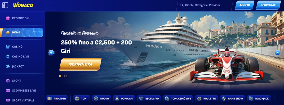 Wonaco Casino Ethereum