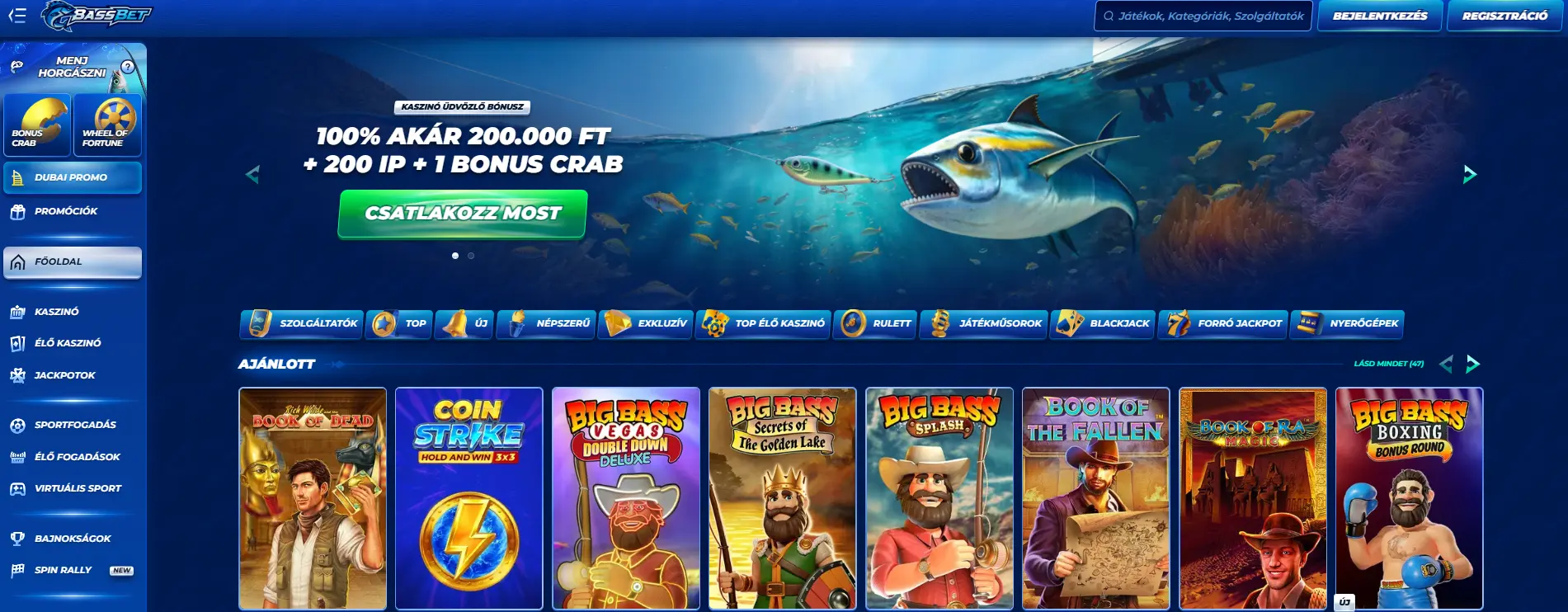 Legjobb bitcoin kaszinó online - BassBet
